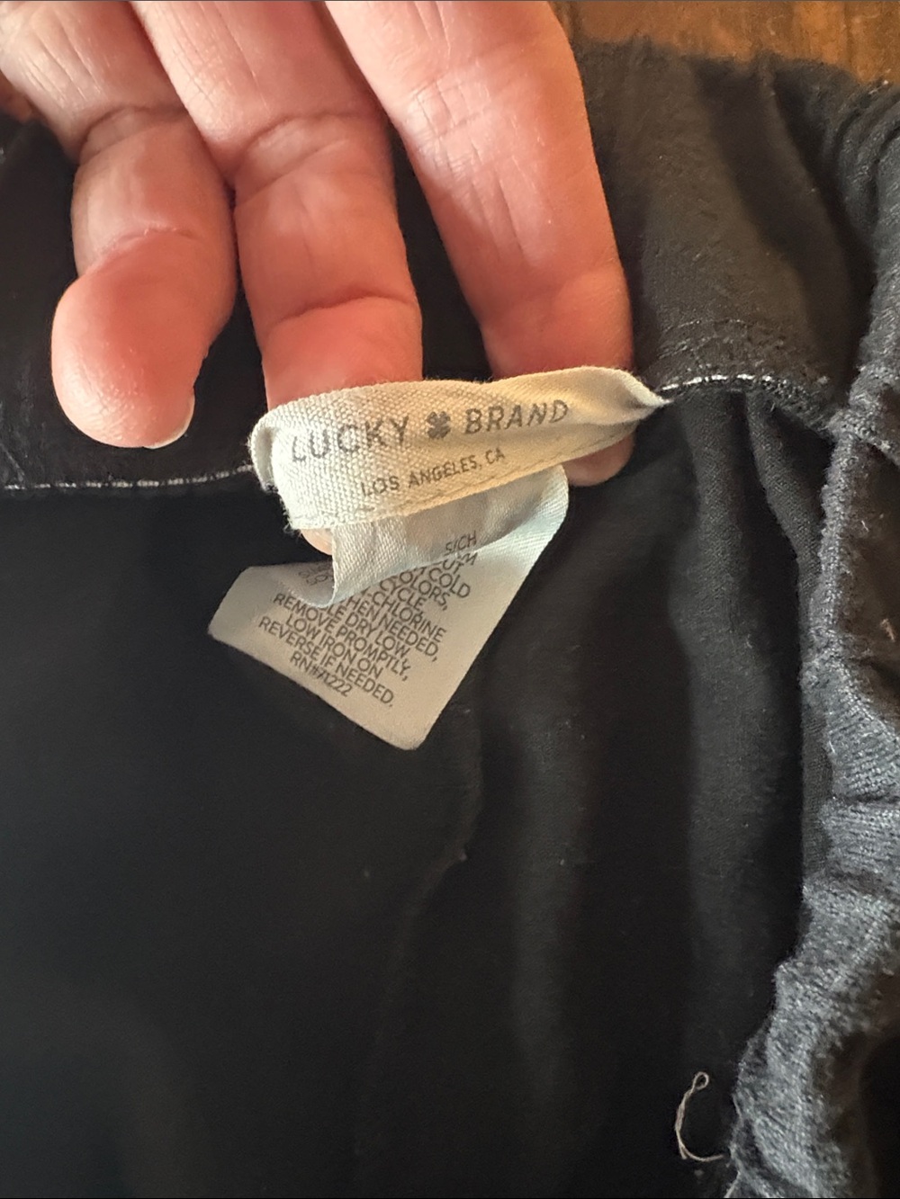 Lucky Brand Black Jogger Pants - Picture 2 of 5
